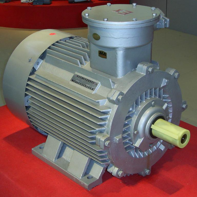 YE2-200L2-6防爆电机45°角实拍